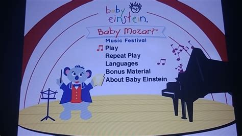 Baby Einstein Baby Mozart Dvd Menu