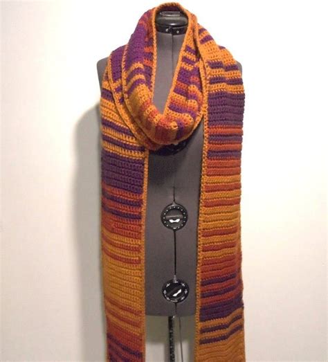 Doctor Who season 18 scarf replica half size by FrogSong on Etsy