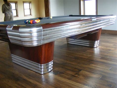 Vintage Brunswick Centennial 9 Foot Pocket Billiards Pool Table | Billiard pool table, Billiards ...