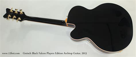 2015 Gretsch Black Falcon Players Edition Archtop Guitar