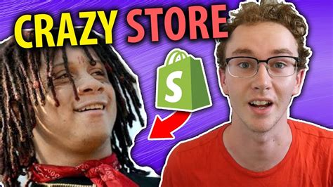 Trippie Redd Has The CRAZIEST Merch Store I've Ever Seen - YouTube