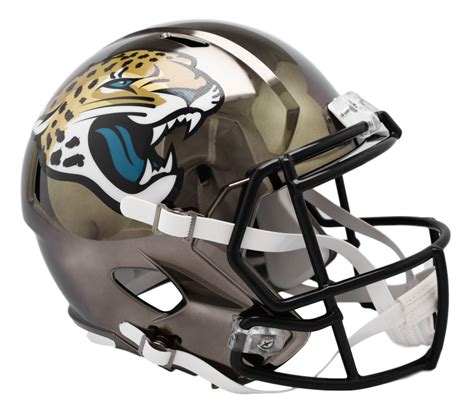 Jacksonville Jaguars Full Size Chrome Speed Helmet | Pristine Auction