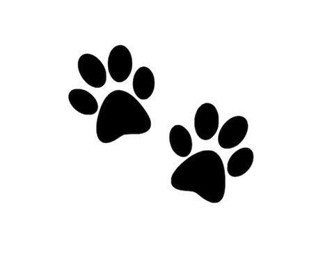 2 Pack Paw Print Decal Dog Paw Prints Dog Cat Decal Pet Car - Etsy