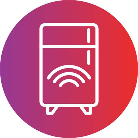 Smart fridge Generic Flat Gradient icon