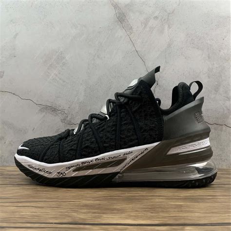 Nike LeBron 18 Black White For Sale – The Sole Line