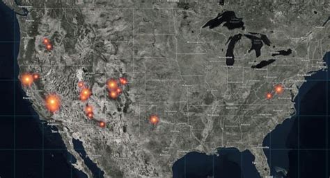 Map Of Usa Wildfires – Topographic Map of Usa with States