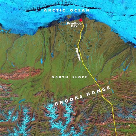 Map of the North Slope of Alaska Picture and Details