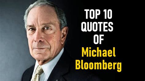 Top 10 Quotes of Michael Bloomberg - YouTube