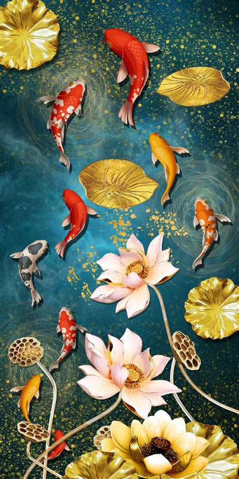 Koi Fish Painting Feng Shui