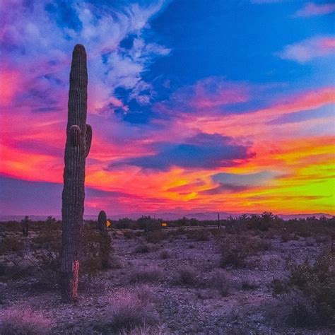 ABC15 Arizona ☀️ on Instagram: “Pink sky at night, Arizona's delight 😉 ...