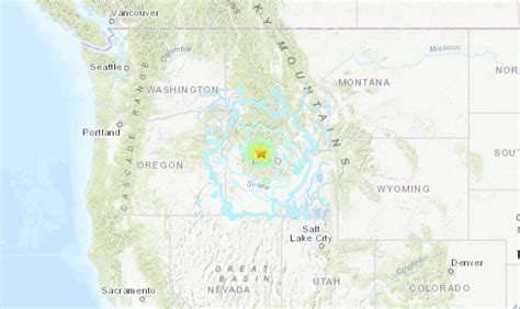 Strong and shallow M6.5 earthquake hits Idaho on March 31 2020 ...