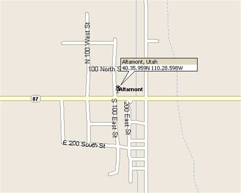 Altamont, Utah Map 3