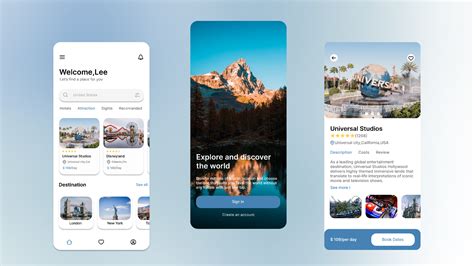 Travel / Booking app UI | Figma Community