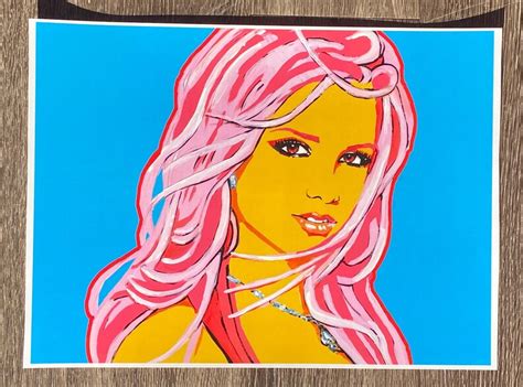 BRITNEY SPEARS Art Print Pop Music Pop Music Pop Art | Etsy