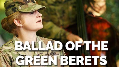 Ballad of the Green Berets performed by The U.S. Army Band Chords - Chordify