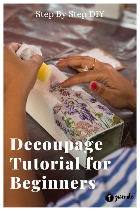 Decoupage Tutorialo For Beginners in 2020 | Decoupage tutorial, Decoupage diy, Decoupage glass