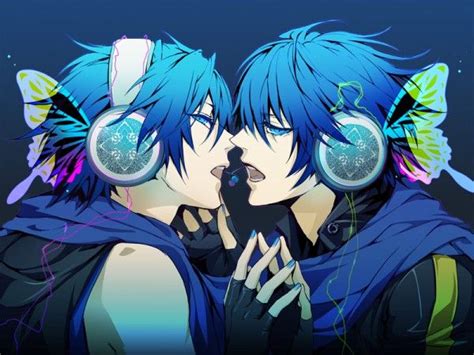 Kaito x Kaito (Vocaloid - Magnet) Selfcest Cool Anime Guys, Handsome Anime Guys, Anime Boys ...