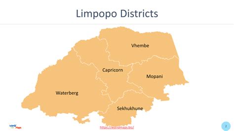 South Africa Limpopo Map - Free Download PowerPoint Templates