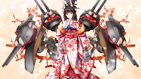 Nagato, manga, anime characters, Azur Lane 1080p Wallpaper, Wallpaper ...