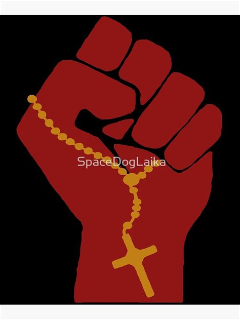 "Liberation Theology Raised Fist - Radical Christianity, Christian, Protest, Social Justice ...