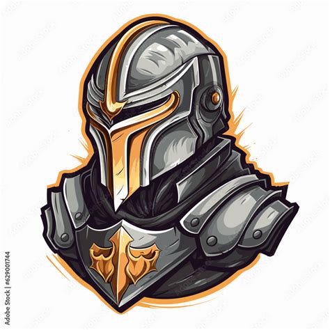 Esport vector logo knight, knight icon, knight head, vector, sticker ...