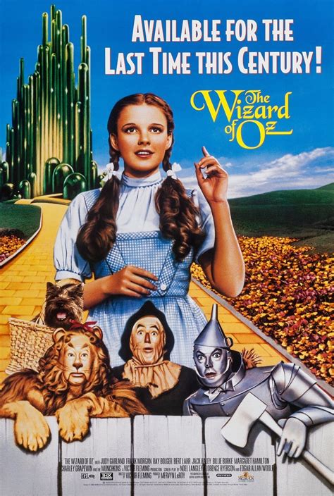 THE WIZARD OF OZ (1939) ORIGINAL VIDEO MOVIE POSTER - RE-RELEASE 1996 - ROLLED | eBay