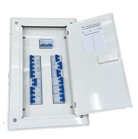 Panel Board 12 Branches 100A main 2Pole for Miniature Circuit Breaker with 2 Pole Miniature ...