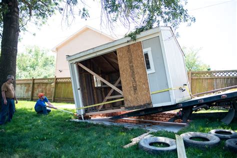 Moving a Shed | Maxwell Family Blog