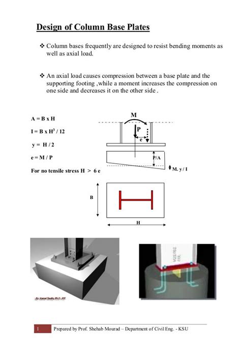 تصميم Base Plate