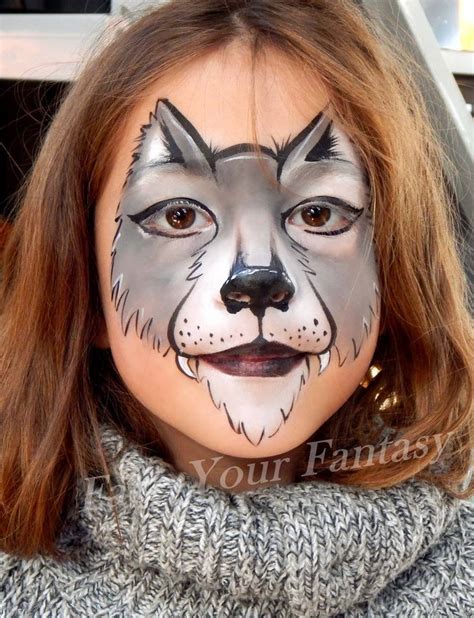 #wolf #wolffacepaint #facepaint #facepainting #faceyourfantasy #hobart #hobartfacepainting # ...