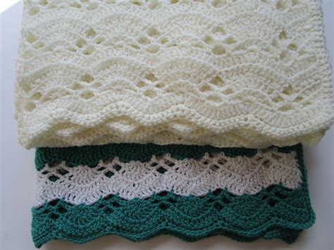 Easy Crochet Blanket Pattern Fan Stitch Crochet by KathieSewHappy