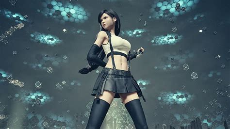 Online crop | HD wallpaper: Final Fantasy VII, squaresoft, Square Enix, Tifa Lockhart, Final ...