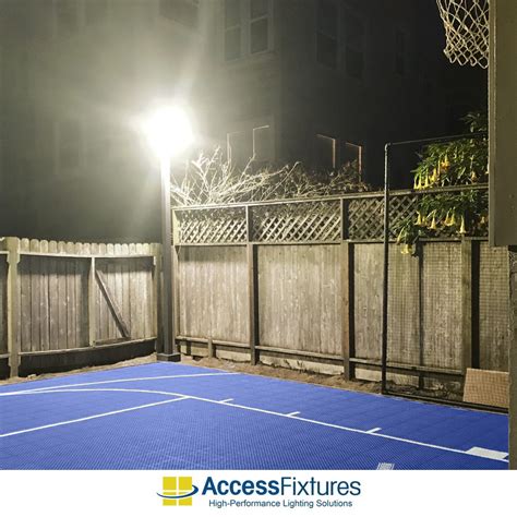 LED Lighting for Outdoor Basketball Court in San Francisco