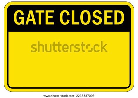 263 Driveway Closed Safety Signs Images, Stock Photos, 3D objects ...