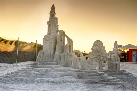 Where to see Incredible Sandcastle Art and Competitions in America