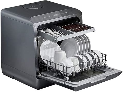 Table Top Compact Dishwasher Mini Dishwasher With 5 Programmes Table ...