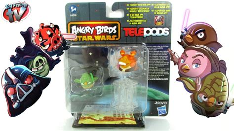 Angry Birds Star Wars Telepods: Intro Twin Figure Pack Toy Review, Hasbro - YouTube