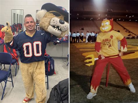 How former Sparky and Wilbur mascots got their fans fired up for the ...