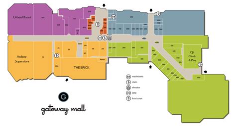 Gateway Shopping Centre Map - Brenda Tatiania