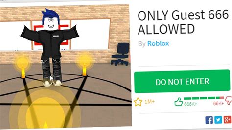 ONLY GUEST 666 CAN JOIN THIS ROBLOX GAME | Doovi