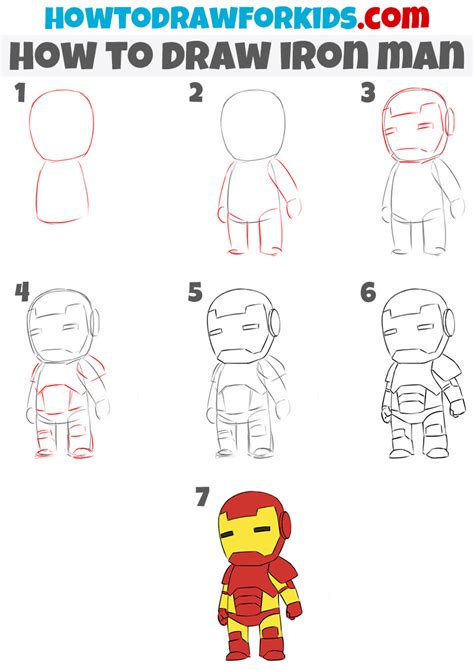 Baby Iron Man Drawing