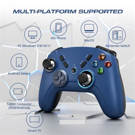 PC Wireless Controller, Bluetooth Gaming Controllers for Windows, Steam ...