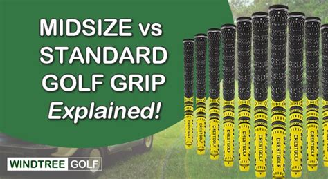 Difference In Midsize Vs Standard Golf Grips