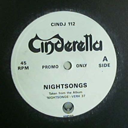 Cinderella – Night Songs (1986, Vinyl) - Discogs