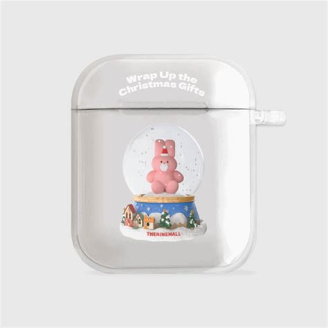 Windy Snowball Airpods Case (Clear 透明殼) – mydeermoon ☽ 韓國代購