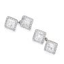 (#320) Pair of Platinum, Carved Rock Crystal Quartz and Diamond Cufflinks, Cartier