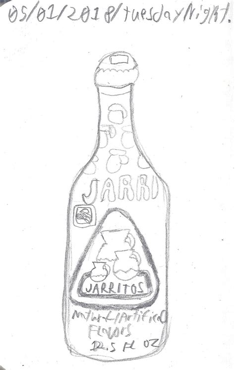 Jarritos Bottle Sketch. by JoeSketchConcepts-DA on DeviantArt