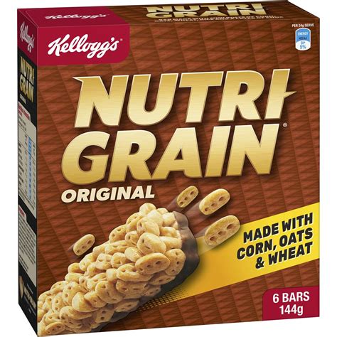 Calories in Kellogg's Nutri-grain Original Cereal Snack Bars calcount