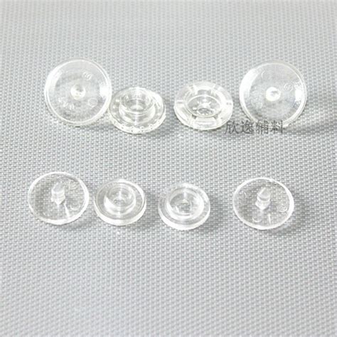 T5 Clear Snap Buttons 200 Sets Kam Brand 12mm Clear Plastic Snap Button ...