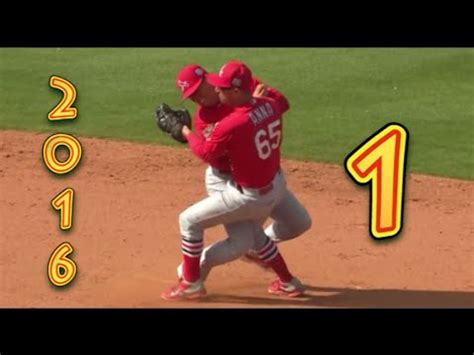 Funny Baseball Bloopers of 2016, Volume One - YouTube